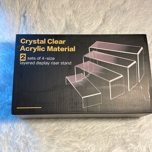 2 Set Large Acrylic Risers